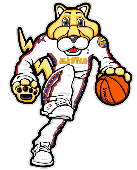 NBA All-Star Game 2005 Mascot Logo iron on transfers for T-shirts